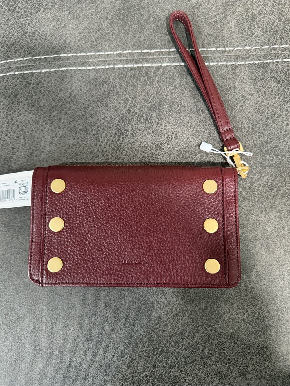 NWT  Hammitt Bryant Wallet/ Wristlet in Cherrywood Pebble